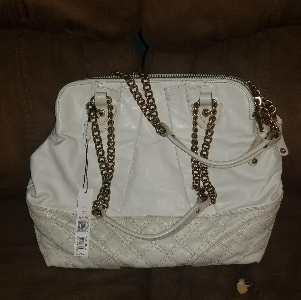 ๐ขNWT Marc Jacobs Winter White Shoulder Bag